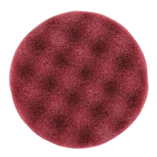 Foam Polishing Pad 3.25X1 Burgundy Waffle, PK20